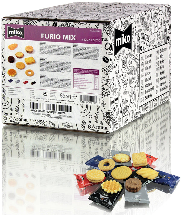 Biscuits Assortis Individuels - 125 Pièces