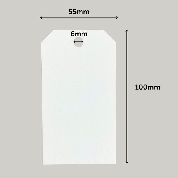 Étiquettes américaines carton 100x55mm - sans fils