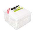 Serviette Jetable 30x30 cm - Pack de 100, 1 pli- blanc