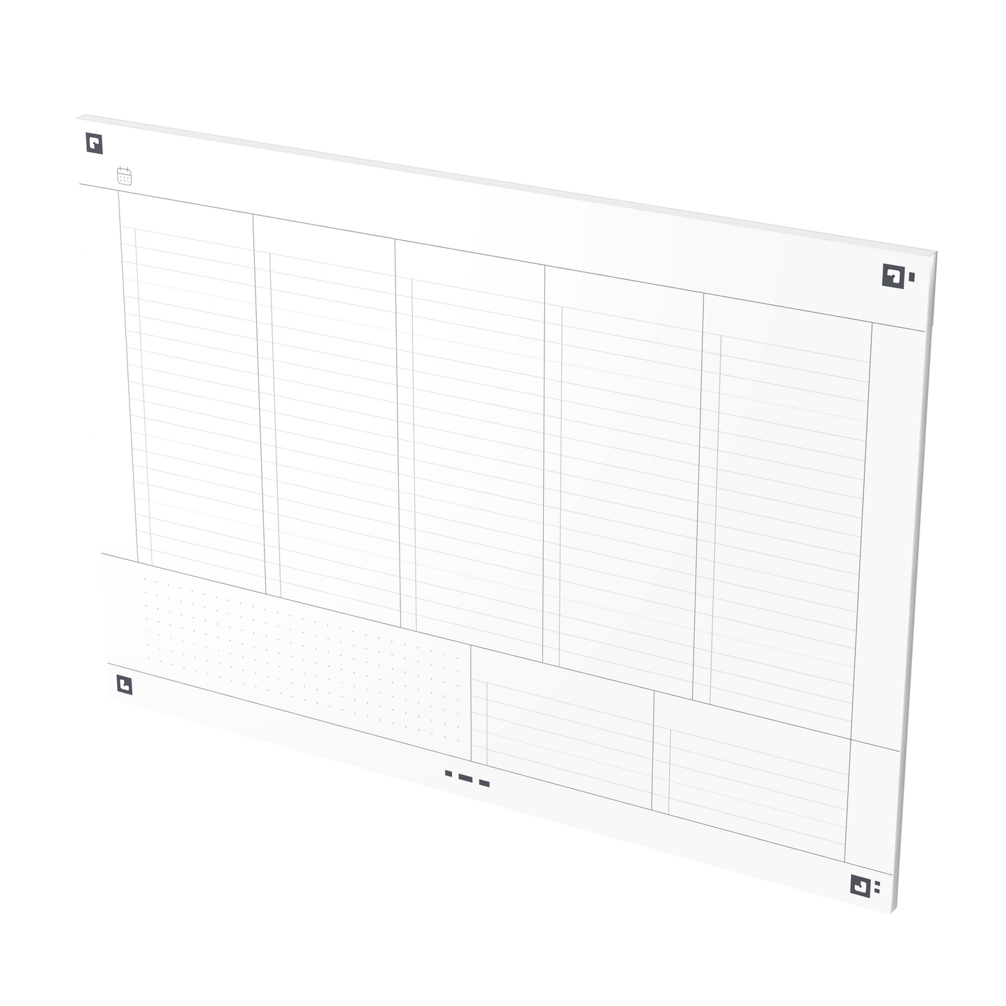 Bloc Task Manager A4 - Planification Hebdomadaire