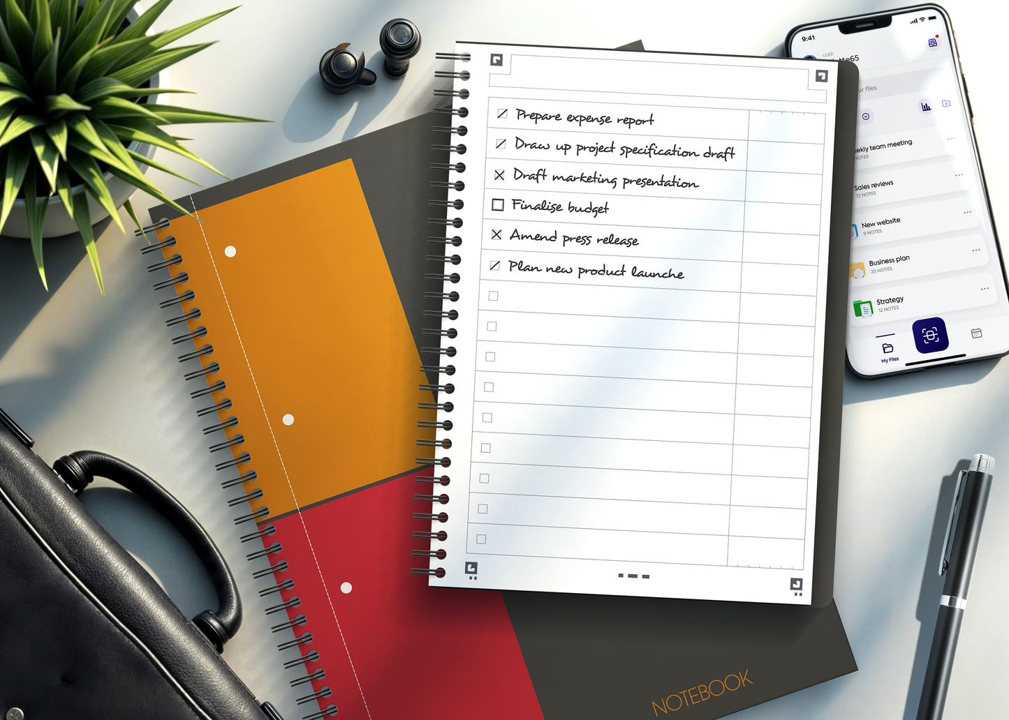 Cahier B5 Task Manager 160pages - pour une gestion de Tâches Optimisée