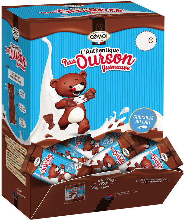 Oursons Guimauve Chocolat - Boîte de 80, 1 kg