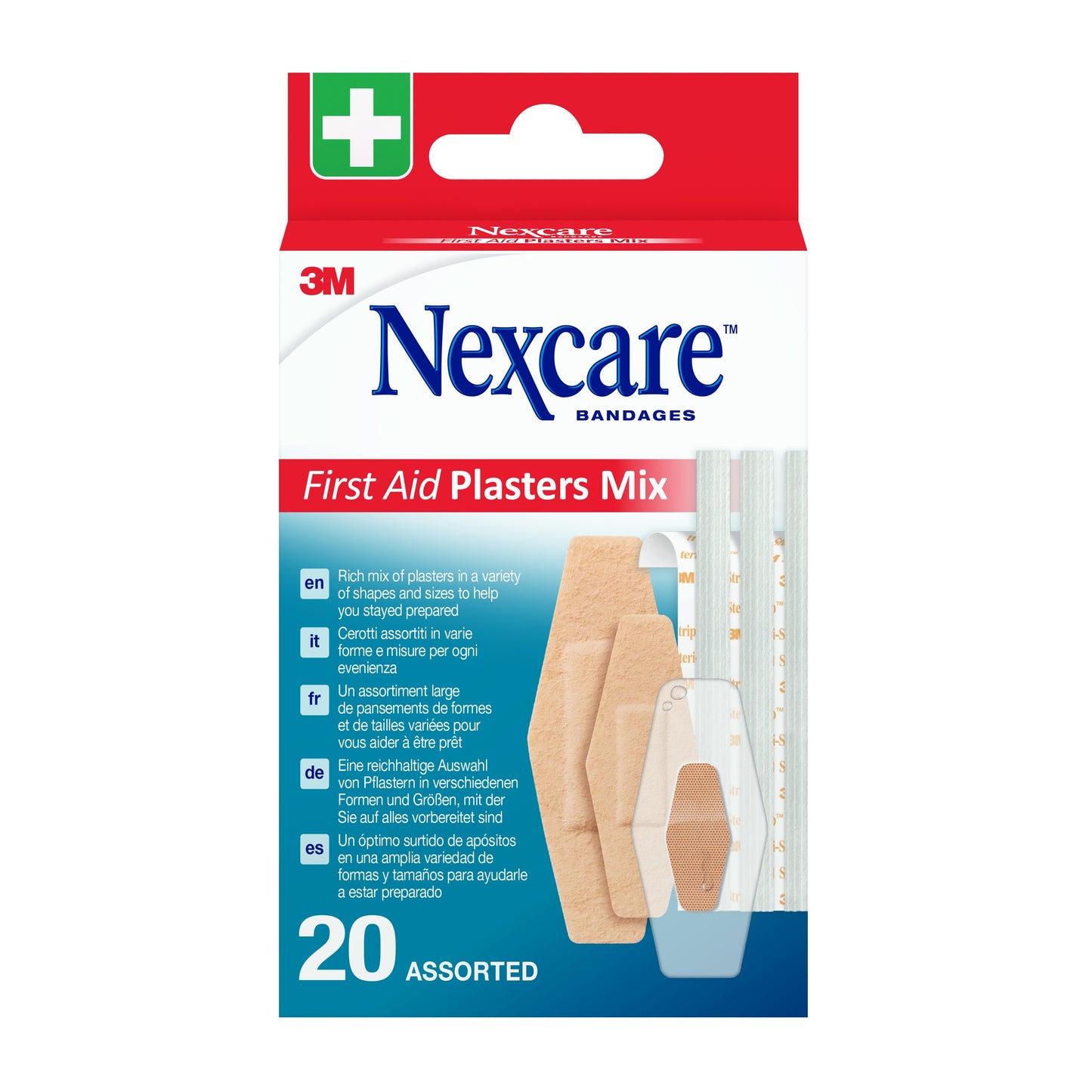 Pansements Mixtes 20 pièces - Étanches et Flexibles