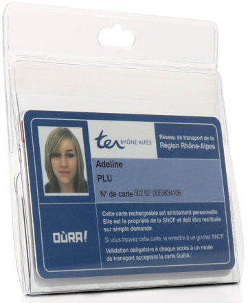 Badge multi-cartes 4cartes lot de 10