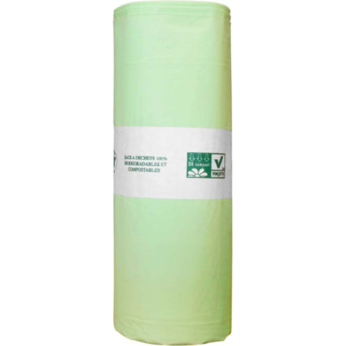 Sac compostable 40L - Fermeture coulissante, 100 unités