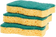 Éponges Abrasives Vertes 11x7 cm - Pack de 10