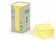 Bloc Post-it® recyclé jaune 76x76mm-tour de 16 blocs