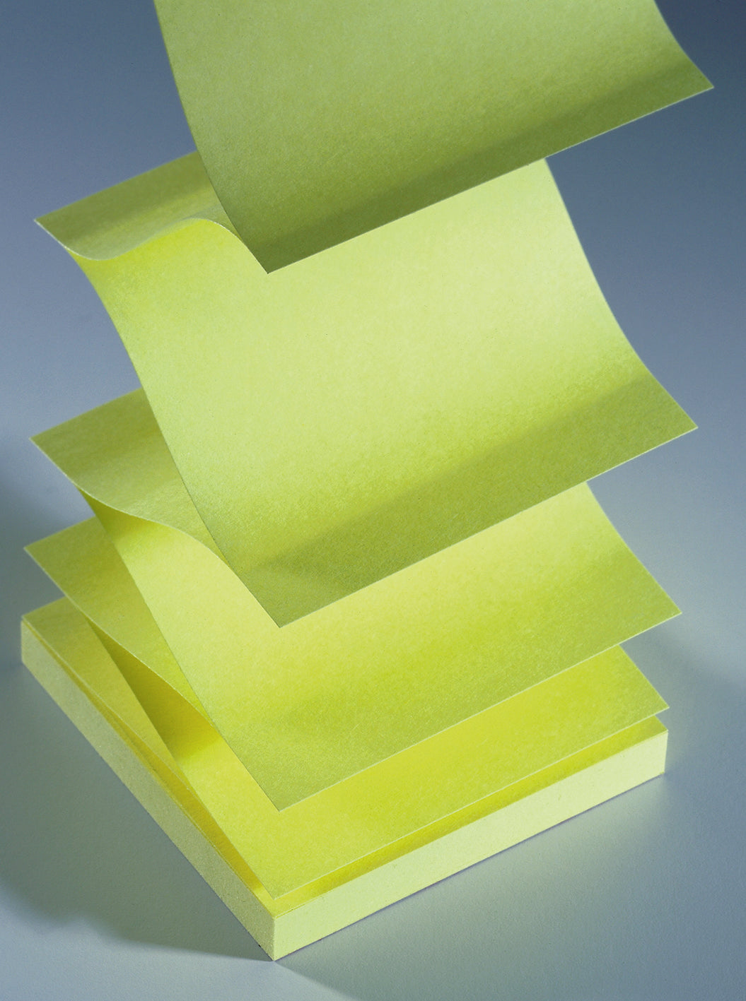 bloc repositionnable zig zag 75x75 jaune