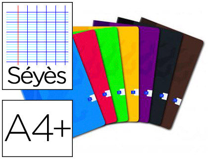 Cahier 24x32 agrafé 48 pages seyes 81651