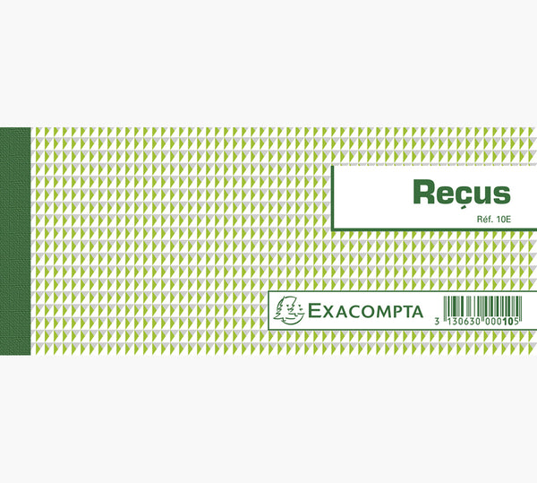 Carnet de recus ref 10