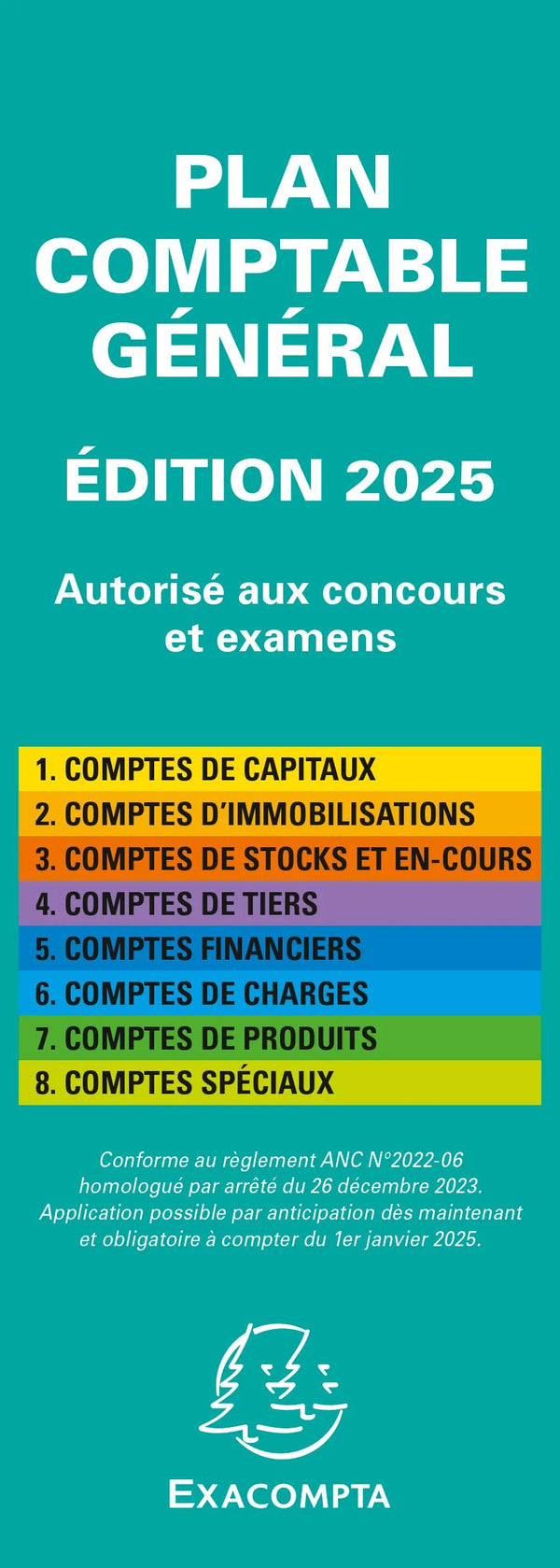 Plan comptable accordeon exa.14002