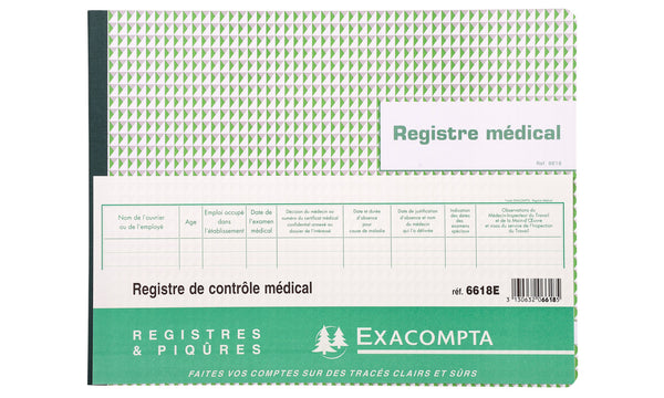Registre contr. medical ref 6618