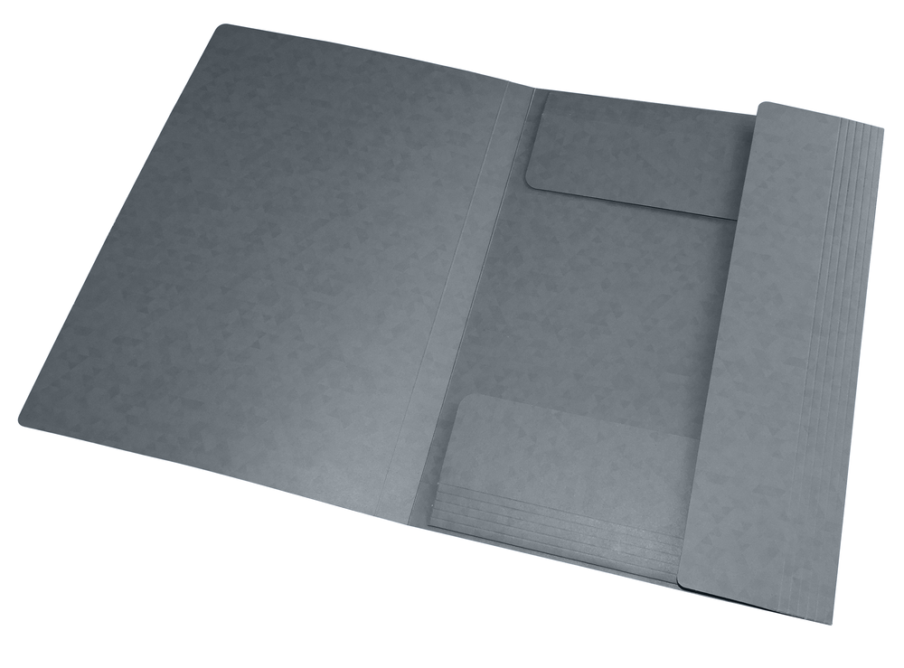 Chemise 3 rabats topfile 5/10 gris