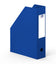 Boite de classement pan coupé dos 7cm-bleu