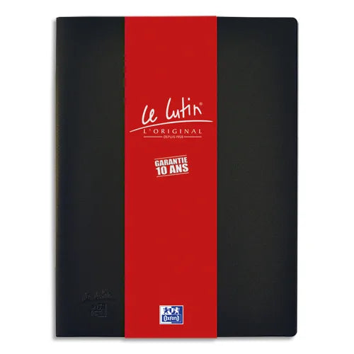 Protège-documents A4 premium 60 vues - Le Lutin - Noir