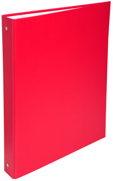 Classeur 4 anneaux dos40mm couverture rigide rouge
