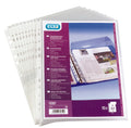 Pochette plan perforée+Rabat Polypropylene paquet de 10