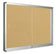 Vitrine d'affichage coulissante 200x100, fond liége- 24 feuilles A4, pour l'intérieur