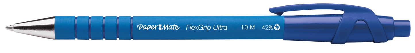 Stylo Bille Rétractable Flexgrip - Écriture Bleue