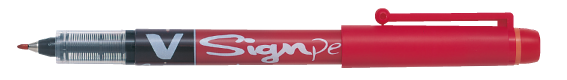 Feutre v-sign pen rouge