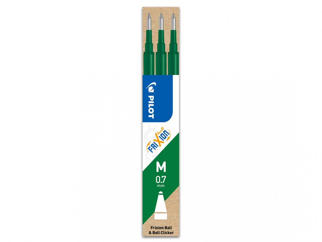 Recharge roller frixion vert etui3