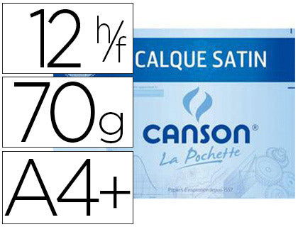 Papier Calque 24x32cm- 70g -12 feuilles.