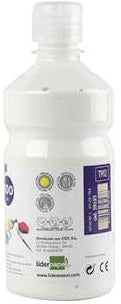 Gouache liquide brillante 500ml blanche