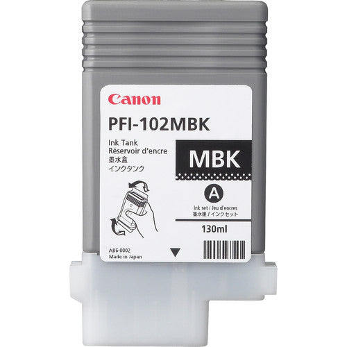 Cartouche d'encre Canon pfi-102mbk - noir mat, 130 ml