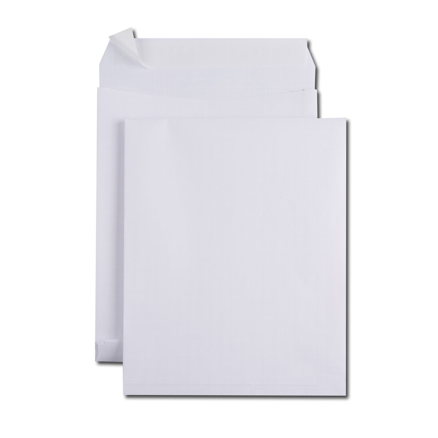 Pochettes kraft armé blanc avec soufflet 260x330 paquet de 100