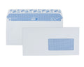 Enveloppes dl 110x220 - fenêtre 45x100 mm, 90g/m²