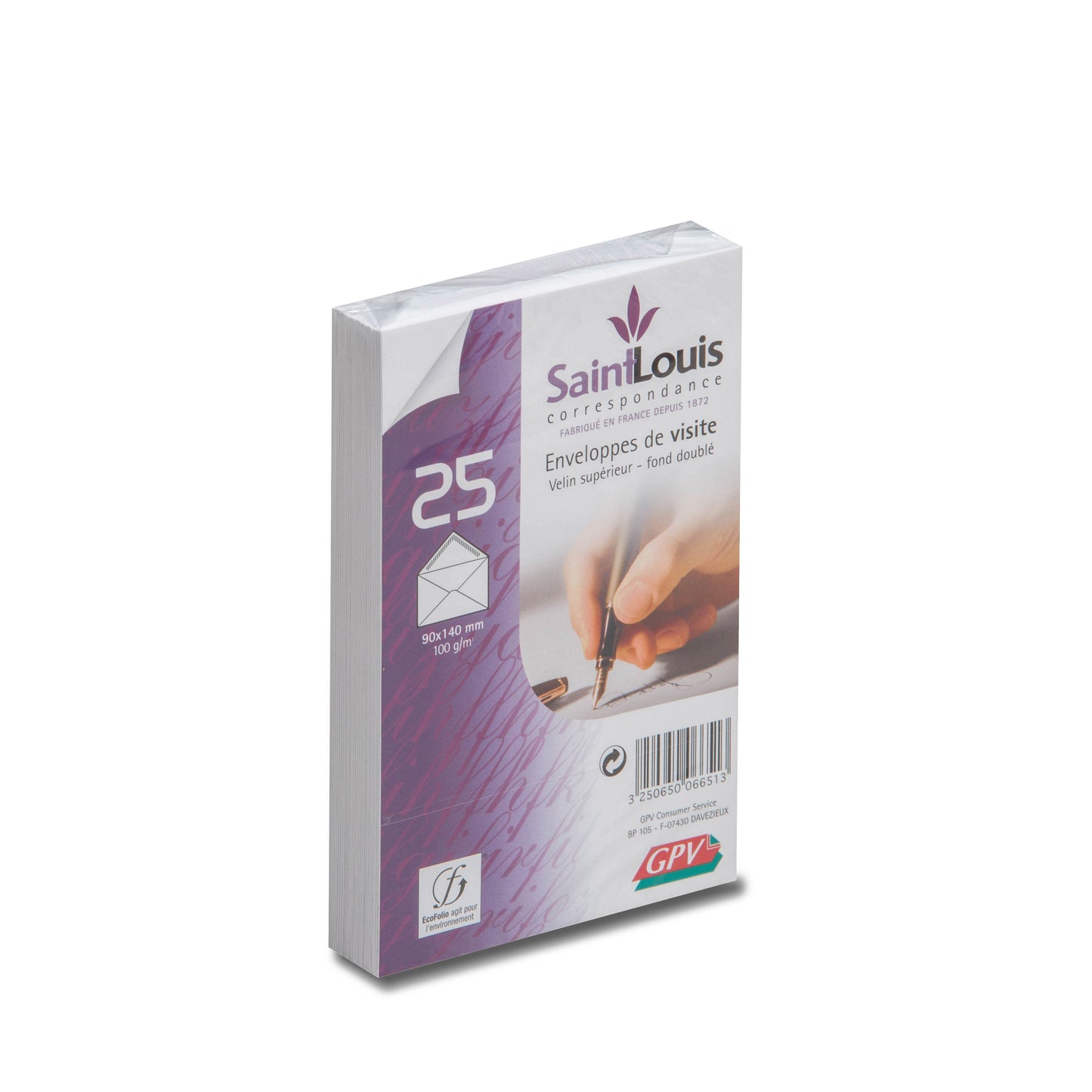 Enveloppes cartes de visite 90x140 -100g-paquet de 25