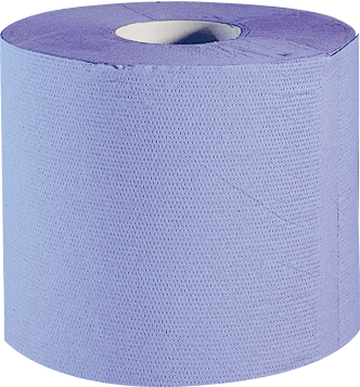 Bobine essuyage 970 feuilles BLEU 2 plis lot de 2