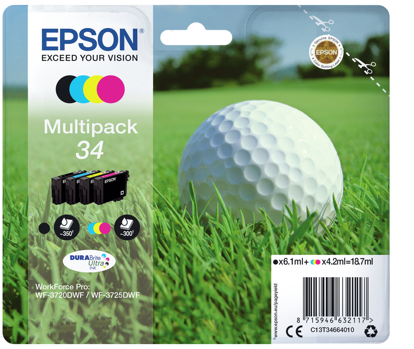 Multipack 34 - encre pigmentaire durabrite ultra