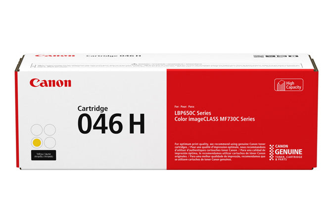 Cartouche laser jaune 046 HC - Rendement élevé 5000 pages