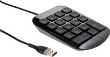 Pavé numérique usb noir - confort ergonomique