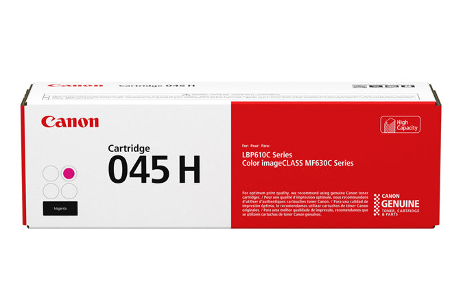 Cartouche toner Canon 045 hc magenta - rendement élevé 2200 pages