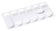Palette peinture rectangulaire - 11 godets plastique