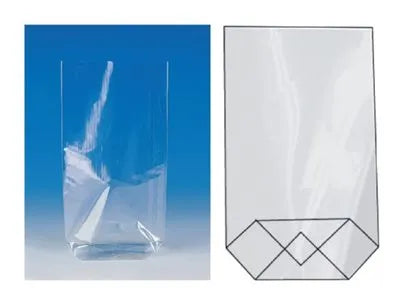 Sachet transparent sans fond carton -120x200mm paquet de 100
