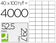 Étiquettes multi-usages 52.5x29.7 mm - 4000 par boîte