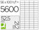 Étiquettes multi-usages 52,5x21,2 mm - pack de 5600
