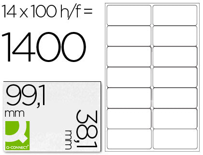 Étiquettes multi-usages 99x38 mm - écologiques et durables