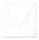 Enveloppes Pollen carrées 165x165 - blanche