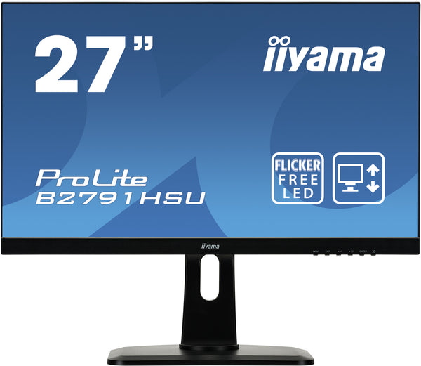 Écran led Prolite 27" - full hd, pied réglable en hauteur avec pivot
