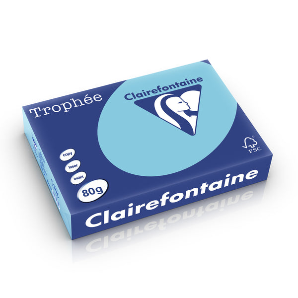 Papier a4 Trophée bleu 80g - opacité élevée, 500 feuilles