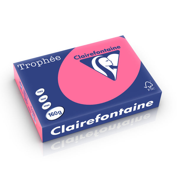 Papier a4 fuchsia 160g - haute opacité 250 feuilles