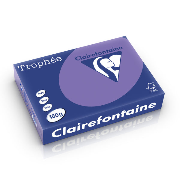 Papier a4 Trophée 160g - couleur violine, 250 feuilles