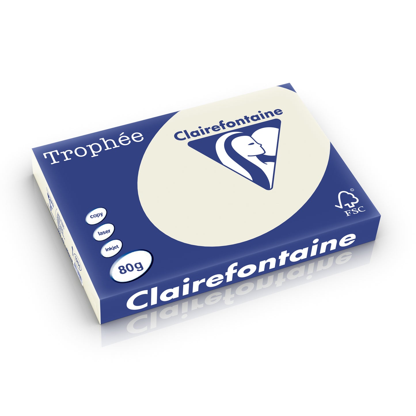 Papier a3 Trophée gris perle 80g - 500 feuilles