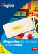 Étiquettes adhésives 70x31 mm - Jaune, 2700 unités