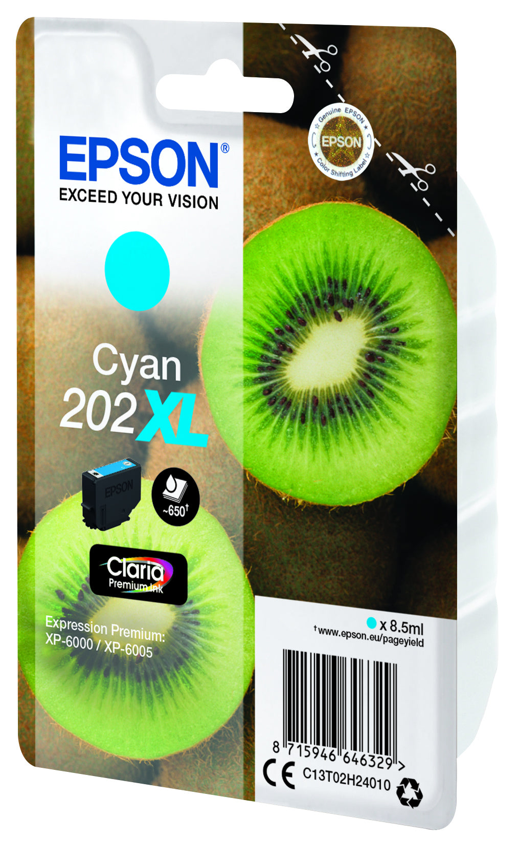 Cartouche d'encre cyan xl - rendement élevé