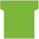 Fiche T, indice 2 / 60 mm, 170 g/m2 étui de 100-vert